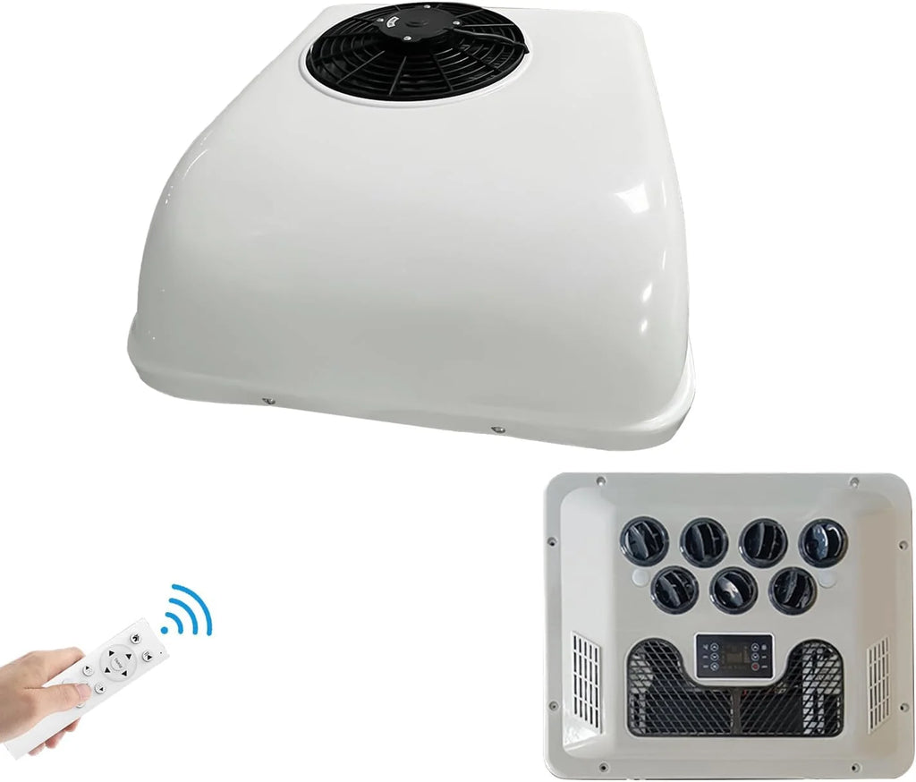 Ar Condicionado RV 8800BTU CC 12V para Caminhões e Motorhomes