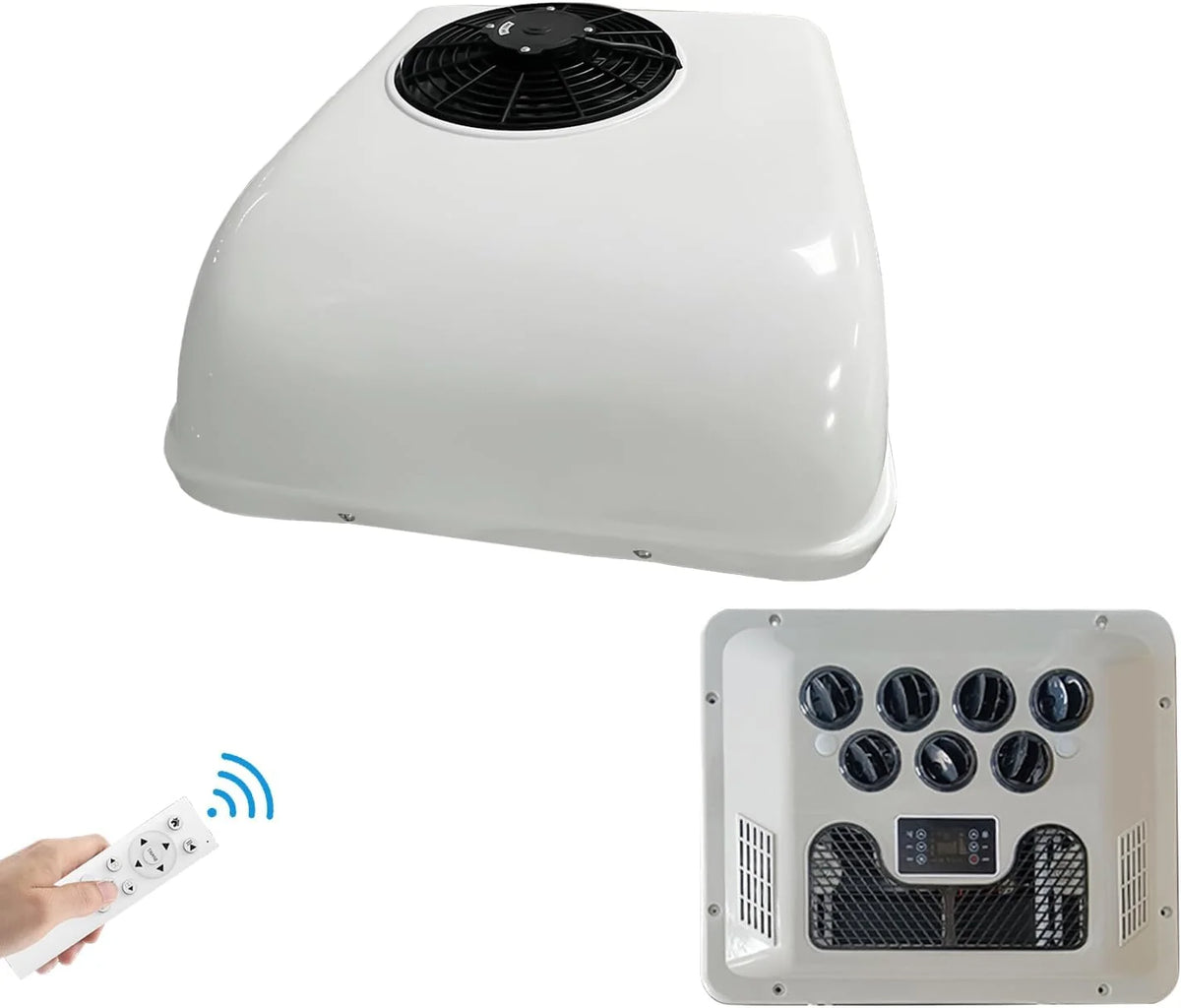 Ar Condicionado RV 8800BTU CC 12V para Caminhões e Motorhomes