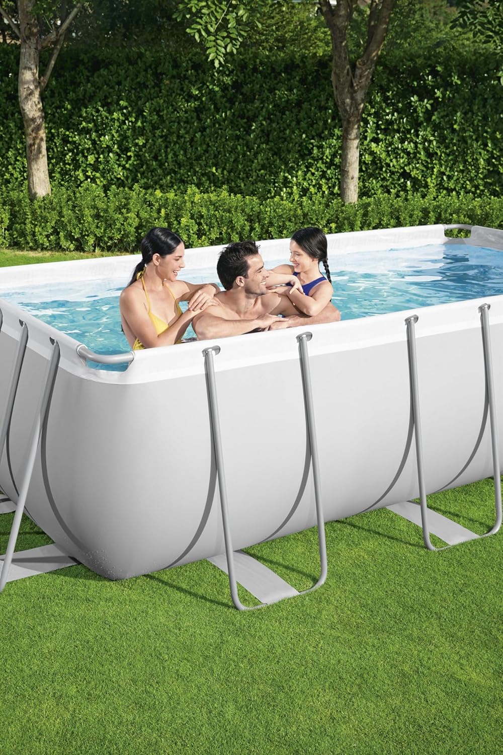 Piscina Retangular Power Steel™ 4.04m x 2.01m x 1.00m