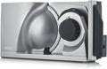 GRAEF MYtiny MT1000 - Cortador de Frios Dobrável, 170 W, lâmina Ø170 mm, metálico, corte 0-15 mm, pão, compacto, Made in Germany, prata