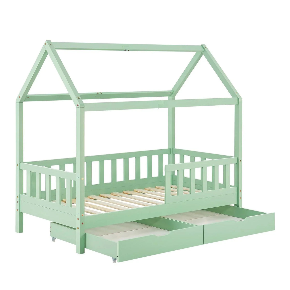 2026 Cama infantil Marli 90 x 200 cm com gavetas de armazenamento
