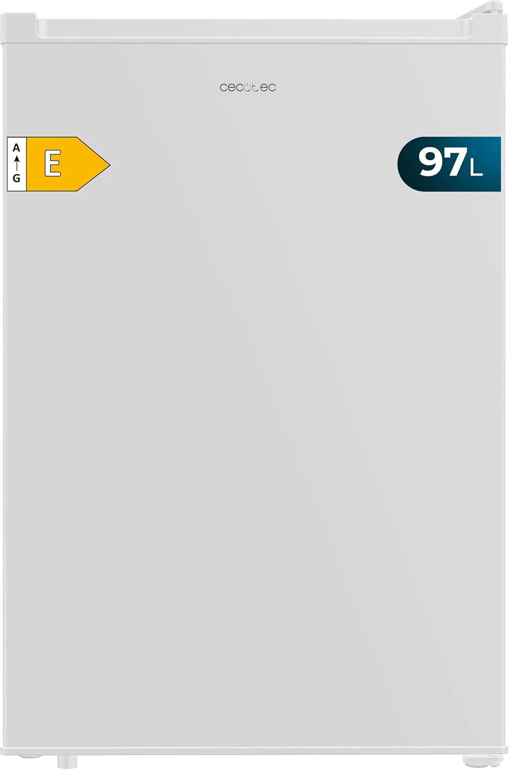 Cecotec Congelador Vertical de Mesa 97 L Bolero CoolMarket TF 97 Branco, Classe Energética E, Design compacto, Porta reversível, 3 Gavetas, Medidas 55,1 x 57,5 x 83,5 cm, Cor Branco