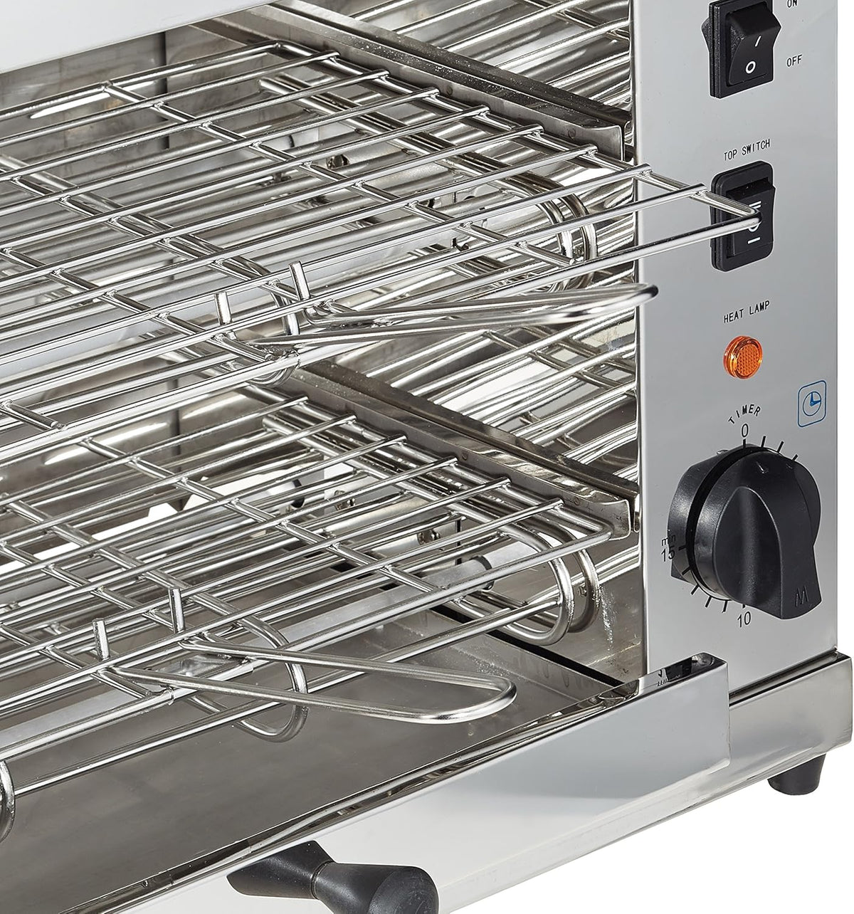 LACOR 69173 Torradeira Elétrica Horizontal Dupla Grelha, Cinza, 3600 W