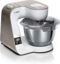 Bosch - Robô de Cozinha, 1000 W, 7 Velocidades + Função Pulsar, Vermelho, MUM58720