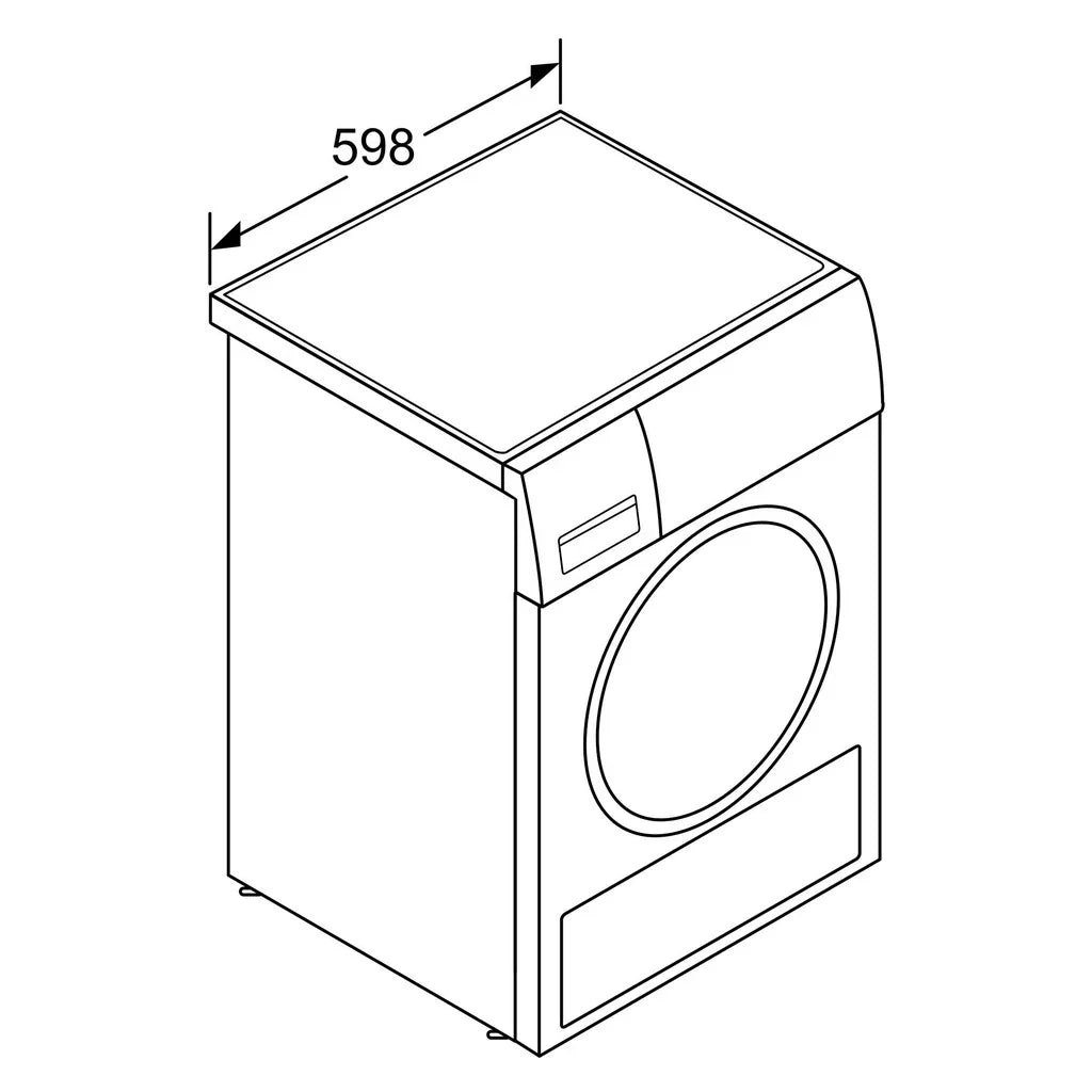 2026 Secadora de bomba de calor Bosch Serie 6 WQG235DH0 8 kg branca A+++