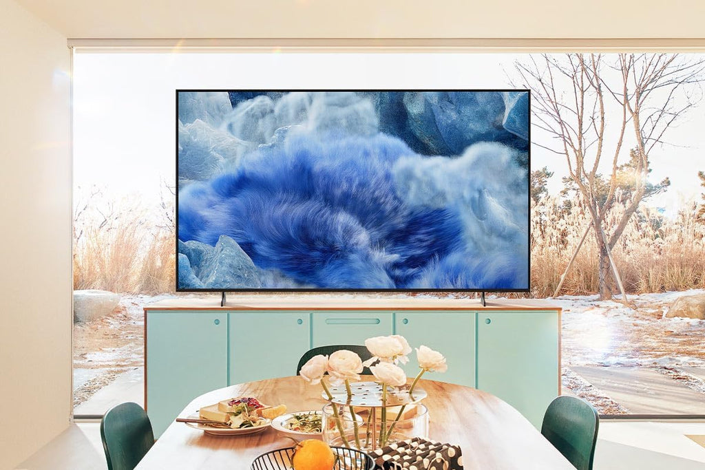 TV 43 polegadas QLED Q8F 4K Smart TV com Visão AI, 100% de volume de cor com Pontos Quânticos, os autênticos Pontos Quânticos e Motion Xcelerator
