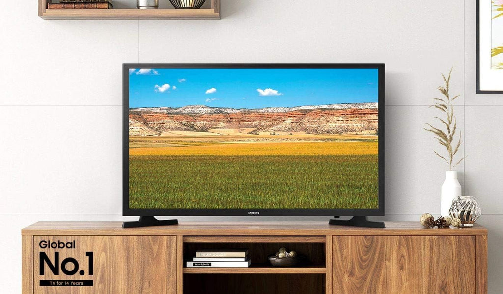 Smart TV Samsung UE32T4305AEXXC de 32" com Resolução HD, HDR, PurColor, Ultra Clean View e Compatível com Assistentes de Voz (Alexa)