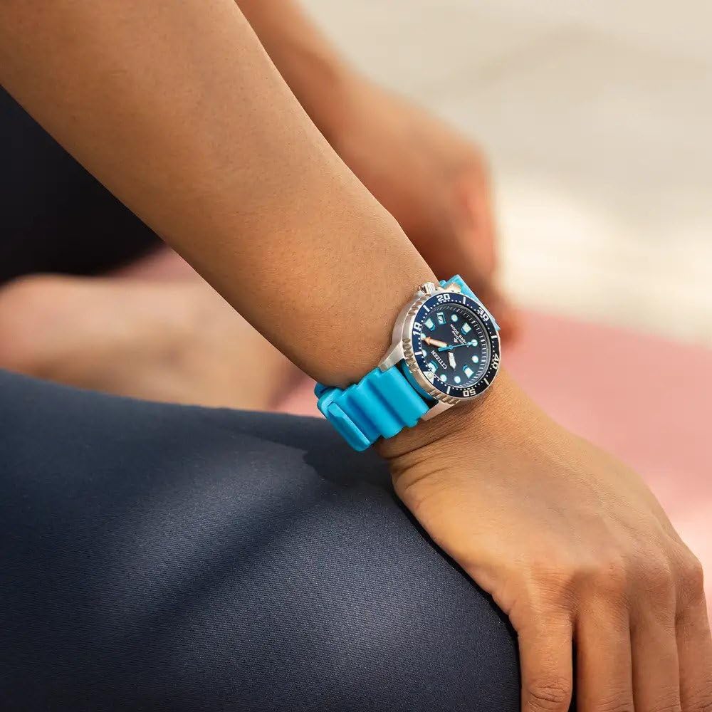 Citizen Watch EO2028-06L, Azul, Tamanho único, Pulseira