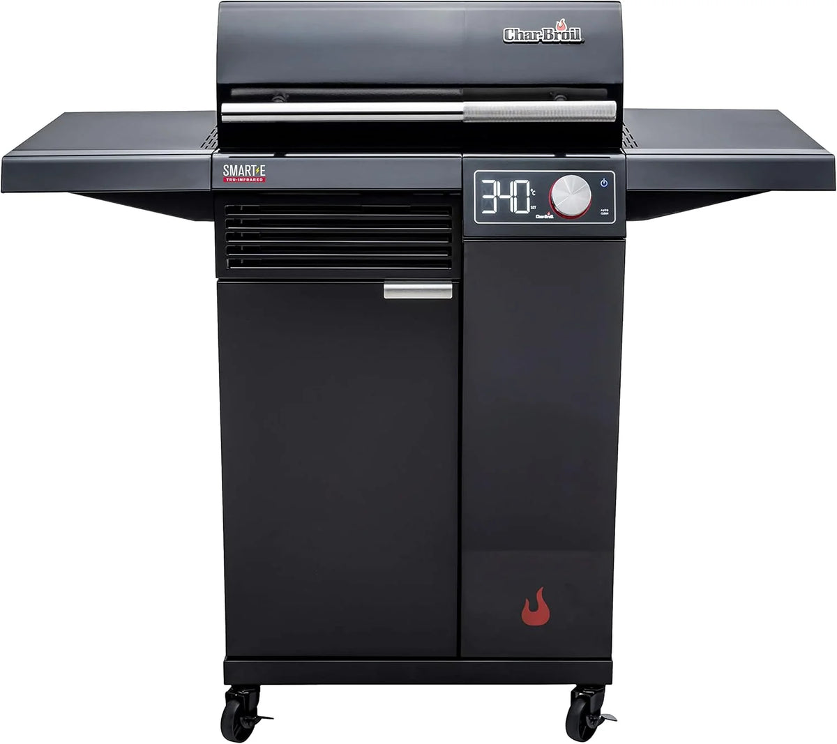 Char-Broil Churrasqueira Elétrica SMART-E - Churrasqueira com E-POWER 90-370°C, controle preciso de temperatura, função de limpeza - Ideal para cozinhar ao ar livre, no jardim e no pátio