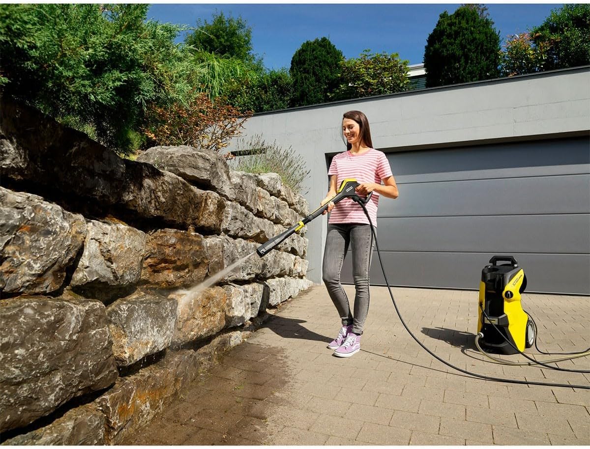 Lavadora de Alta Pressão Kärcher K 7 Premium Smart Control Flex Home, Pressão: 180 bar, Vazão: 600 l/h, Rendimento: 60 m²/h, Filtro de Água, Peso: 18 kg, Mangueira Flex, Lança Multi Jet