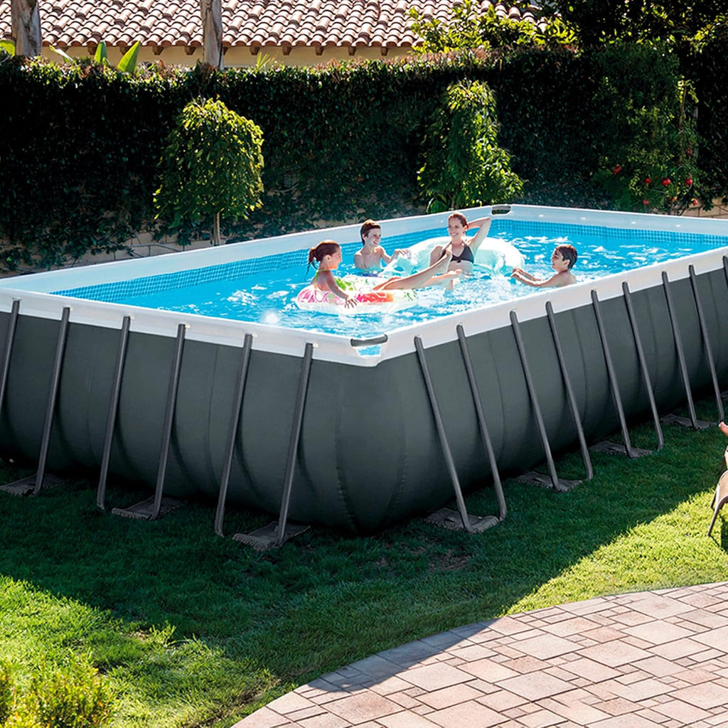 INTEX 55222 - Piscina Desmontável 732x366x132 cm Pack Deluxe + depurador com clorador