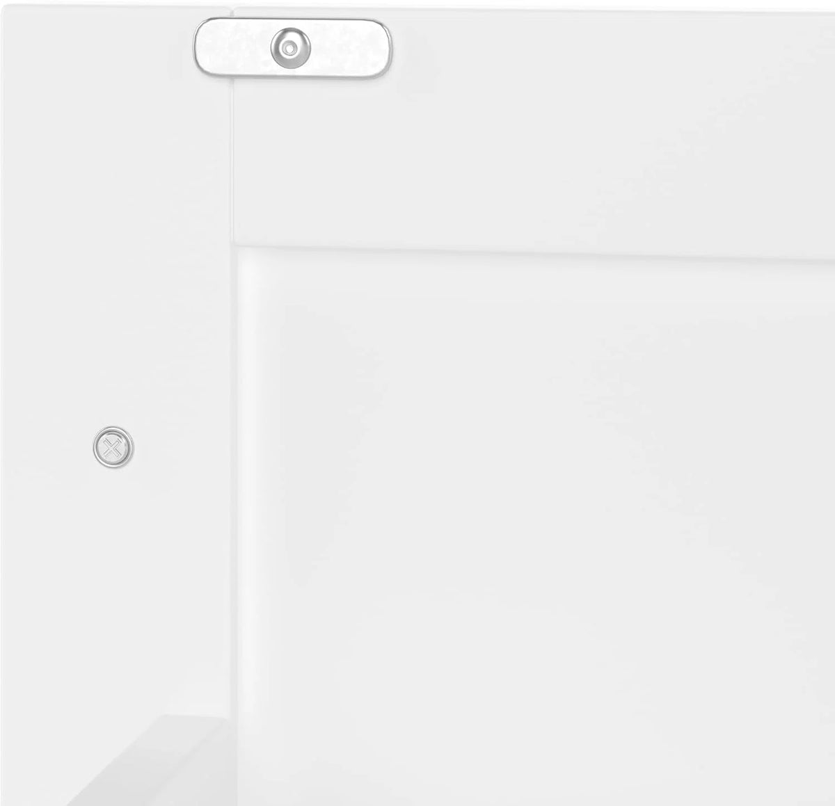Moimhear Armário de banheiro de chão, pia, totalmente laqueado, três gavetas silenciosas, lavatório de cerâmica integrado (branco, 76 x 46 x 83,5 cm)