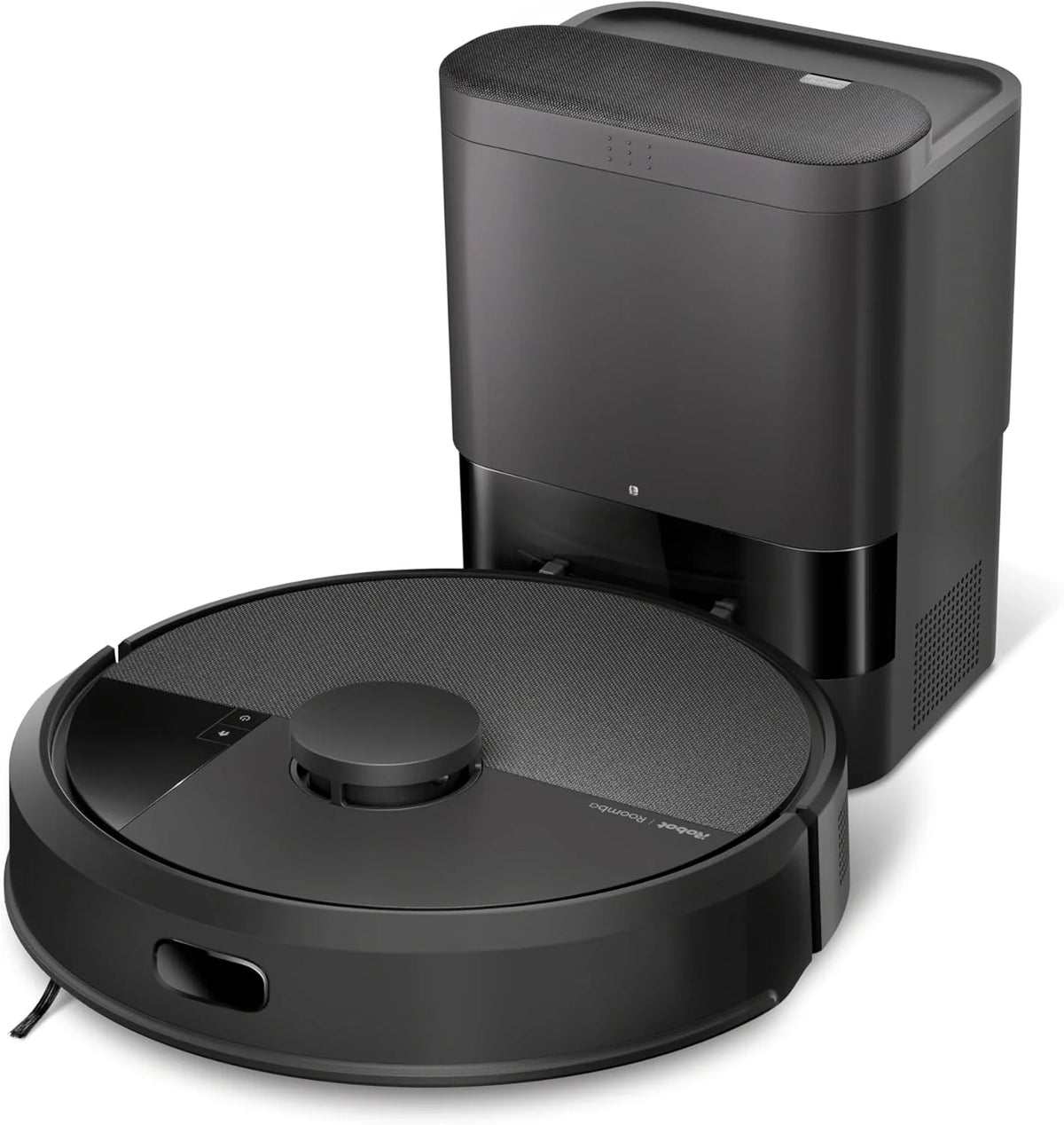 iRobot Roomba Combo j5+ com Base de Esvaziamento Automático com 75 dias de autonomia, Aspira e Esfrega, Clearview LiDAR, 7.000 Pa, 120 min de autonomia, SmartScrub, Evita Objetos, Recarrega e Continua, App, 3 Modos de Limpeza_N