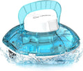 WINNY LIMPADOR DE PISCINA Winny 200 Limpa-Fundos de Piscina, Robô Limpa-Fundos de Piscina Sem Fio, 75 Min de Autonomia, Piscinas Desmontáveis 60m², Dupla Filtragem, Estacionamento Automático (Azul Transparente-Branco)