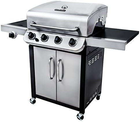 Churrasqueira a Gás Char-Broil Convective 440 S com 4 Queimadores, Grelhas de Ferro Fundido, Queimadores de Aço Inoxidável - Ideal para Cozinha Externa, Jardim e Pátio