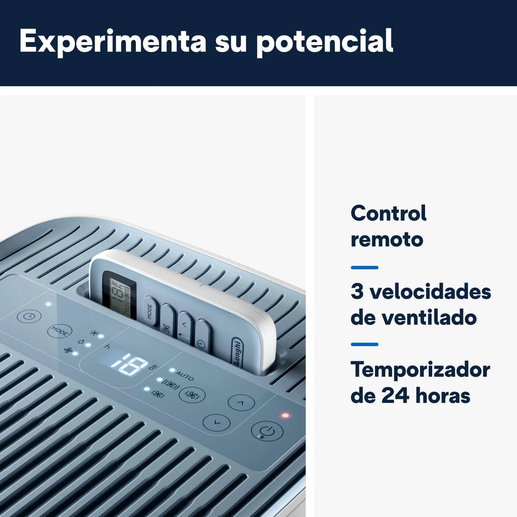Pinguino Compact PAC ES72 YOUNG Ar Condicionado Portátil 8.300 BTU/h, 2,1 kW, até 60m³, Função Desumidificador e Ventilação, Temporizador 24 Horas