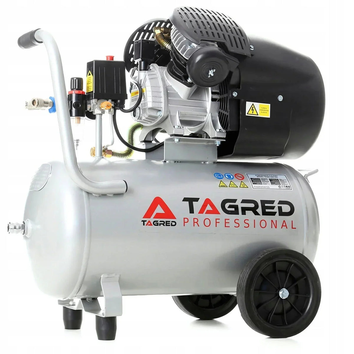 COMPRESSOR DE AR TAGRED 50L V2 SEPARADOR KIT + Óleo ALTA QUALIDADE