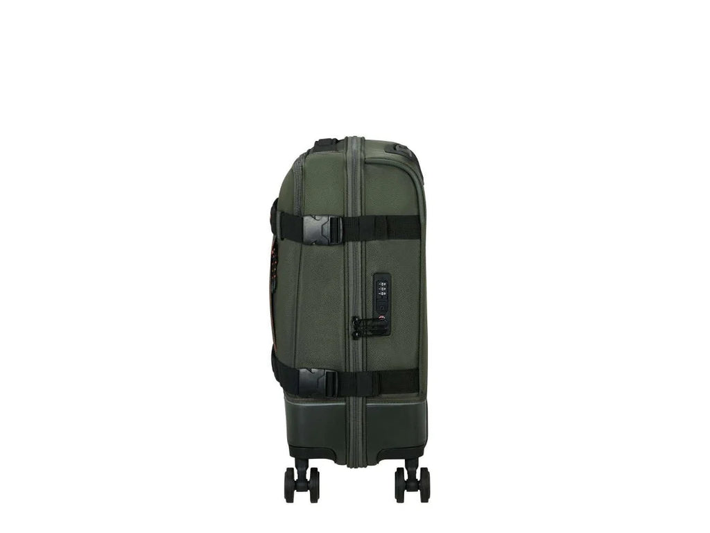 Mala de Cabine Interior Pista 55cm 4 Rodas Cáqui Escuro 41.5 l American Tourister
