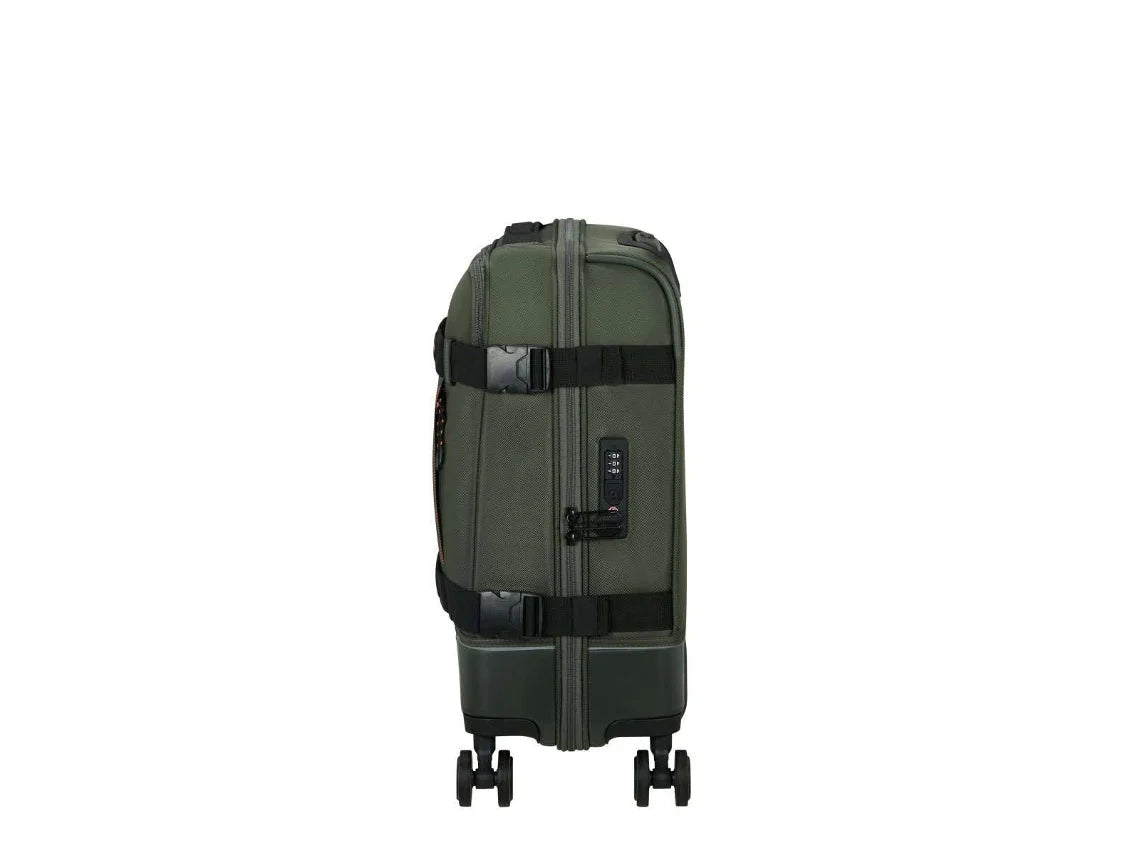 Mala de Cabine Interior Pista 55cm 4 Rodas Cáqui Escuro 41.5 l American Tourister