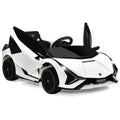 Lamborghini Elétrico Licenciado com Suspensão e Bluetooth