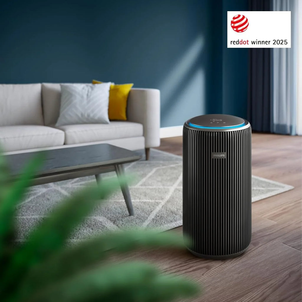 Purificador de ar Série 4200, HEPA NanoProtect + filtro duplo de carvão ativado, CADR 600m³/h para 156m², ultrassilencioso, inteligente e de baixo consumo (AC4221/11)