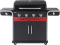 Char-Broil Churrasqueira a Gás Gas2Coal 2.0 440 - Churrasqueira Híbrida de 4 Queimadores com 2 Bandejas de Carvão Patenteadas, 2 Portas Grandes - Ideal para Cozinhar ao Ar Livre, Jardim e Pátio