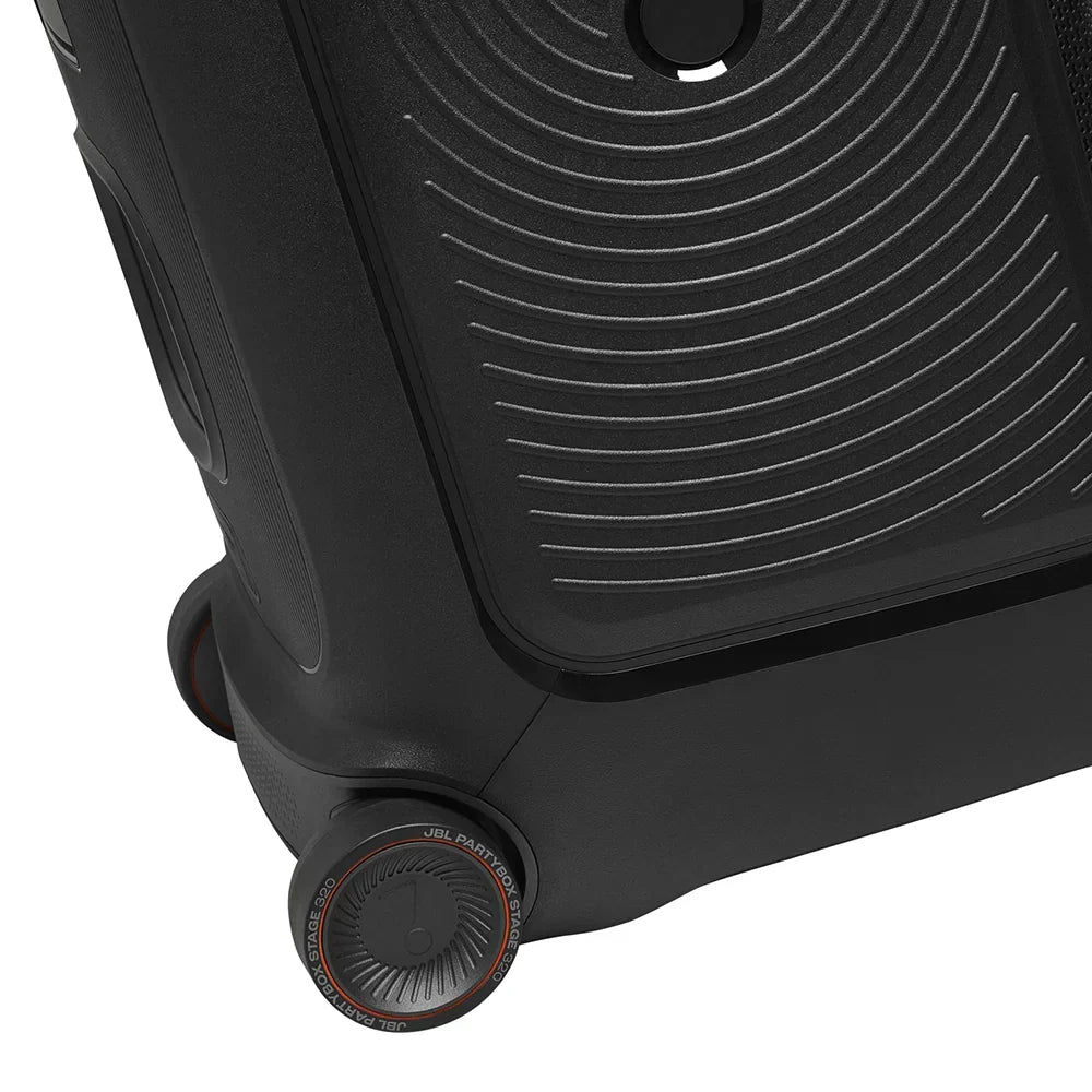2026 JBL PartyBox Stage 320 Caixa de Som Bluetooth Portátil para Festas – Preto