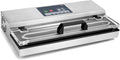 Lacor - 69540 - Embaladora a vácuo, Máquina de vácuo, Seladora de alimentos, Aço inoxidável, Livre de BPA, Selagem hermética, 650W, 40cm, Inox