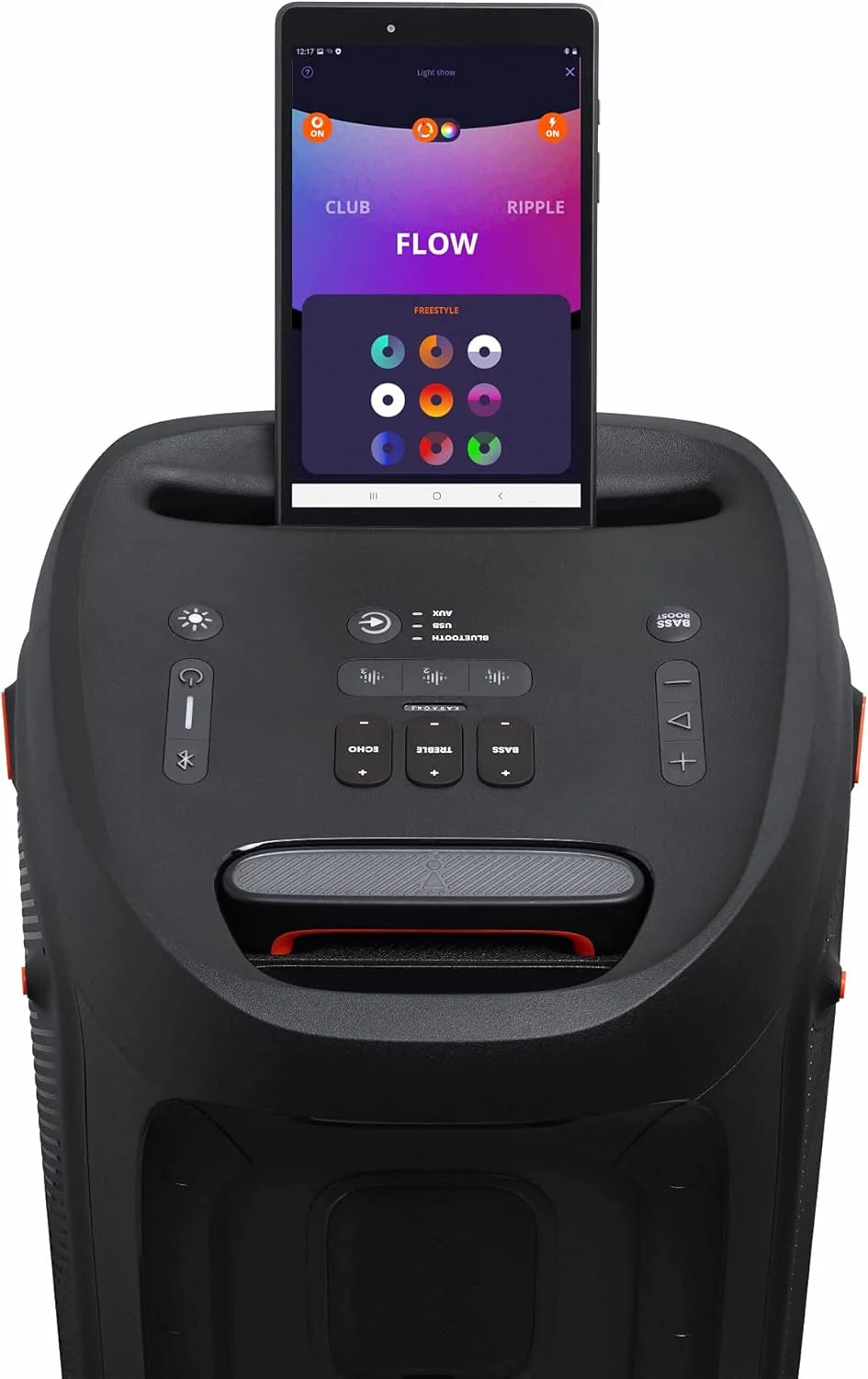 Jbl Partybox 110 JBLPARTYBOX110EU Alto-falante Bluetooth, preto, 24 x 69 x 2,5 cm