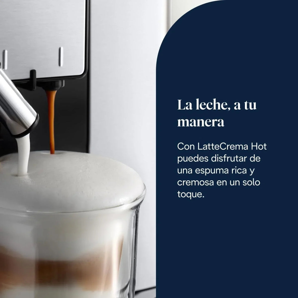 Cafeteira De'Longhi Perfetto Primadonna Soul ECAM612.55.SB Superautomática para Café e Cappuccino com Sistema de Leite LatteCrema, Tecnologia Bean to Cup, 18 Bebidas, Controle por Aplicativo