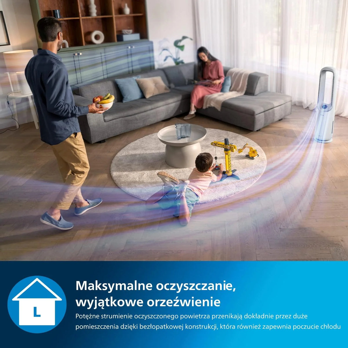 Philips Purificador e umidificador de ar 2 em 1 Série 3000, 131 m², filtro NanoProtect HEPA e filtro de carvão ativado removem 99,97% de todas as partículas invisíveis, Cor Branca (AC3737/10)