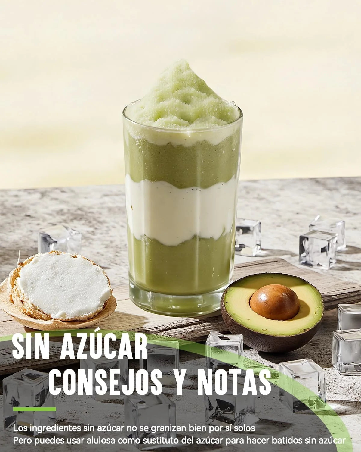 Máquina Granizadora INOVIVA, sem gelo, 2 L, para uso doméstico, autolimpante, 5 programas predefinidos, para raspadinhas, margaritas, frappés e milkshakes (versão S1.2)