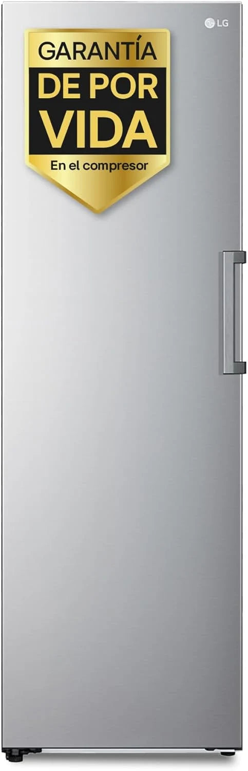 GFT41PZGSZ - Congelador No Frost Total, 1 Porta, Compressor Smart Inverter, 355 L e 186 cm, Congelador Vertical com Função de Congelamento Rápido, Cor Inox