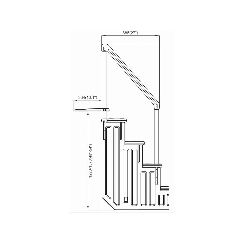 Escada Simples Para Piscina
