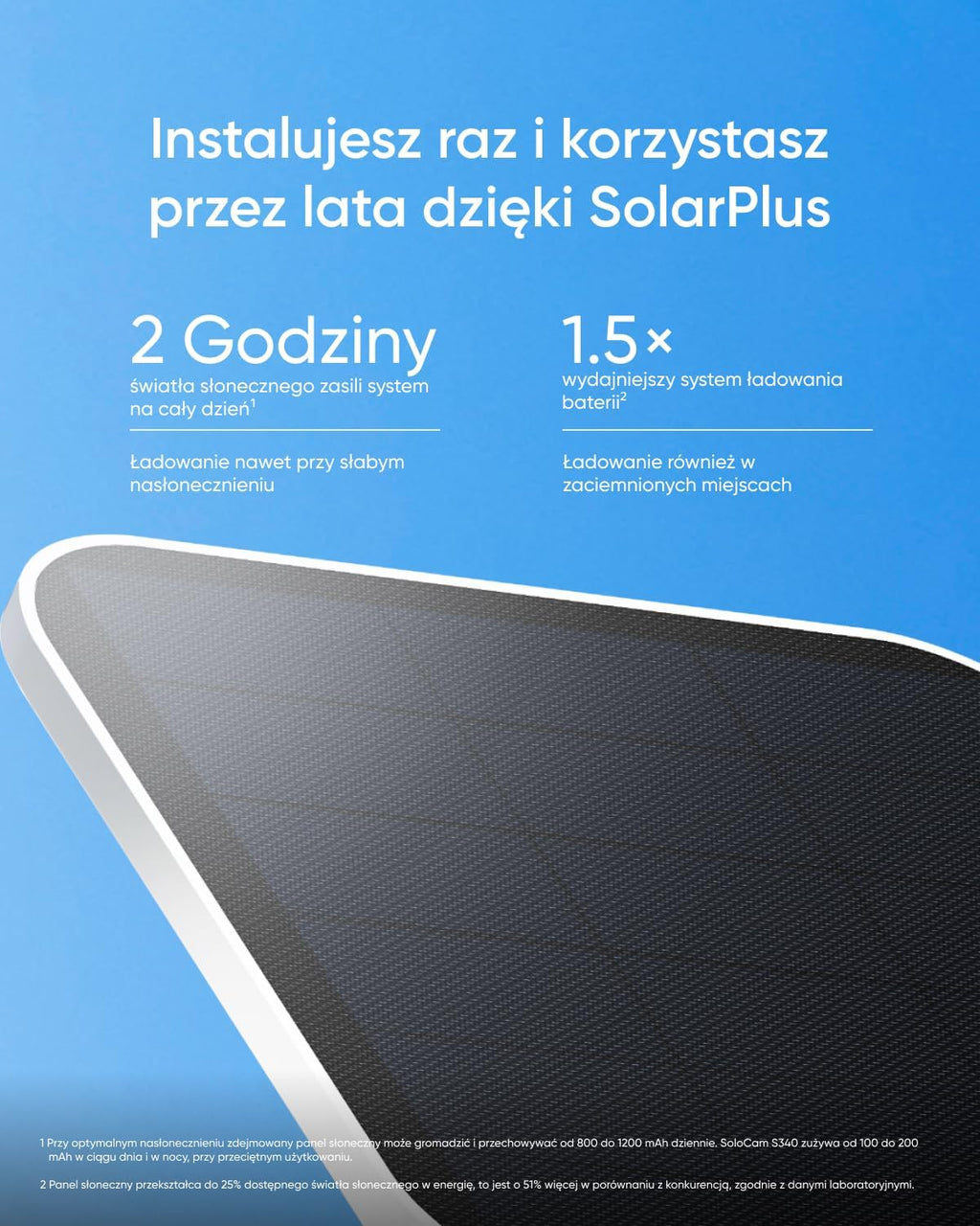 eufy Security SoloCam S340 Câmera de segurança solar com lentes duplas, câmera de segurança doméstica 3K externa sem fio, vigilância 360°, Wi-Fi 2,4 GHz, sem taxa mensal