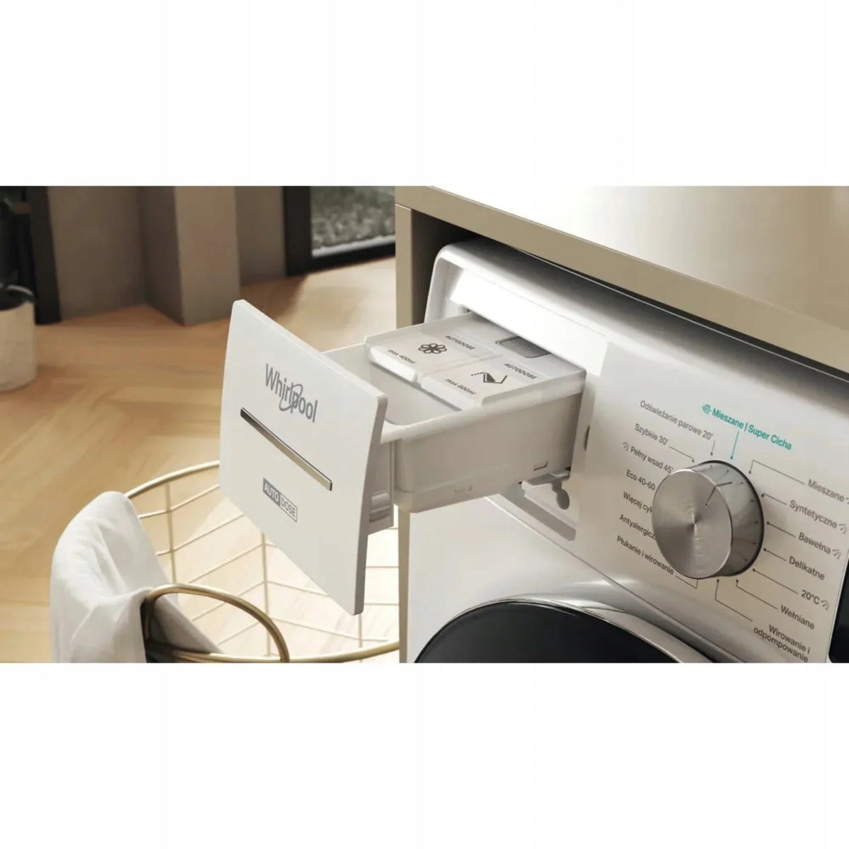 Lavadora de Roupas Whirlpool W8 99AD Silence PL 9kg 6º Sentido AutoDose 60cm