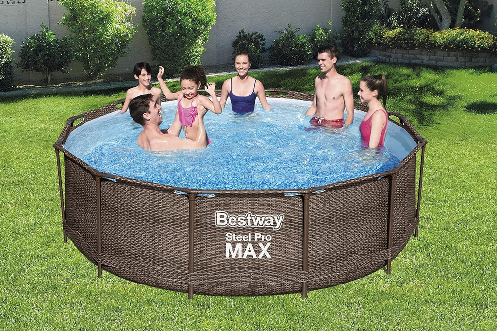 Bestway Piscina Desmontável Steel Pro Max Deluxe 366x100 Cm 56709