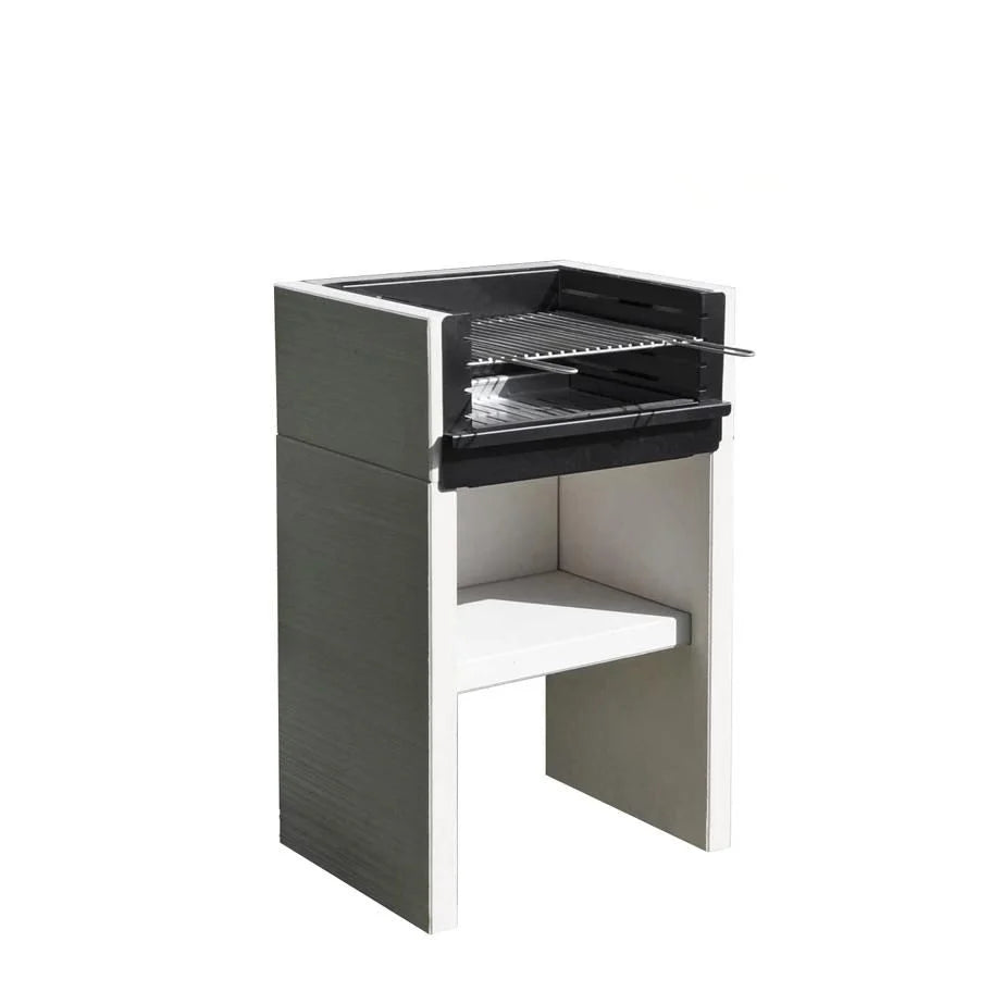 Churrasqueira de Concreto Venit Flex Carbono e Lenha