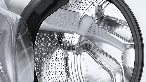 2025 Bosch WAN282K3, Serie 4, Máquina de lavar de carga frontal, 8 kg, 1400 rpm, SpeedPerfect, máxima economia de energia e água, função Adicionar roupa, especialmente higiênica, AquaStop, IronAssist