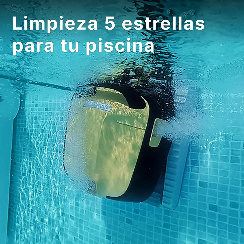 Dolphin E40i Robô limpador automático para piscinas enterradas de 12m - Limpeza de Fundo, Paredes e linha de flutuação - Controle via App