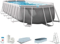 Intex 26798NP - Piscina Desmontável Oval Intex Prism Frame 610x305x122 cm com Bomba Filtrante