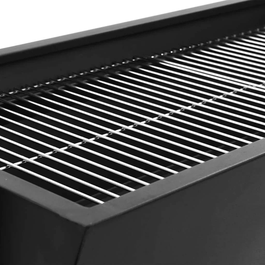 Espeto de Churrasqueira Elétrico de Aço Inoxidável Vidaxl