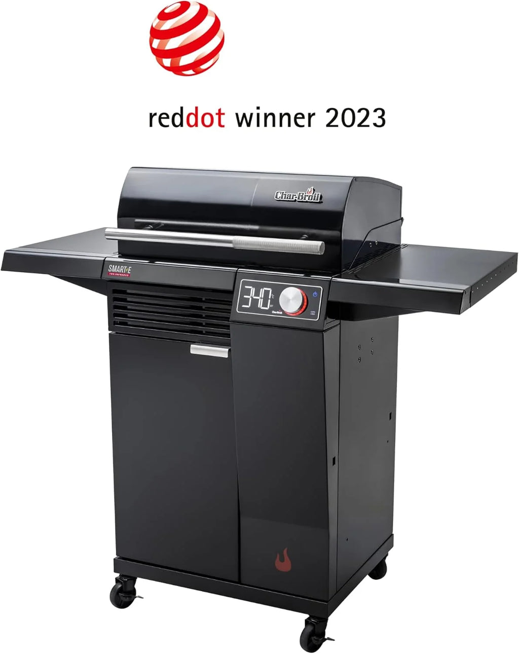 Char-Broil Churrasqueira Elétrica SMART-E - Churrasqueira com E-POWER 90-370°C, controle preciso de temperatura, função de limpeza - Ideal para cozinhar ao ar livre, no jardim e no pátio