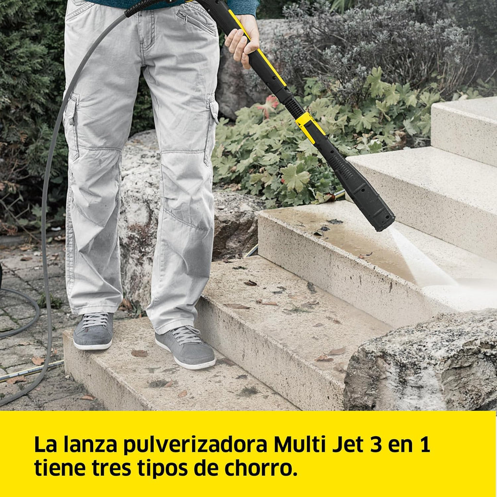 Lavadora de Alta Pressão Kärcher K 7 Premium Smart Control Flex Home, Pressão: 180 bar, Vazão: 600 l/h, Rendimento: 60 m²/h, Filtro de água, Peso: 18 kg, Mangueira Flex, Lança Vario Power