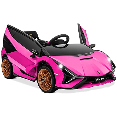 Lamborghini Elétrico Licenciado com Suspensão e Bluetooth