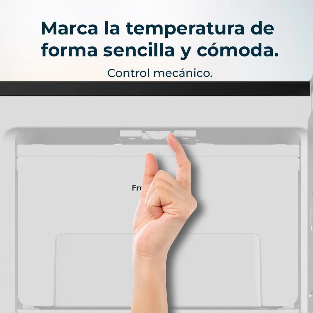 Cecotec Congelador Vertical de Bancada 87L Bolero CoolMarket TF 87 Inox. 83,6 cm de Altura e 50,6 cm de Largura, Baixo Consumo, Porta Plana e Reversível, Design Compacto, Branco