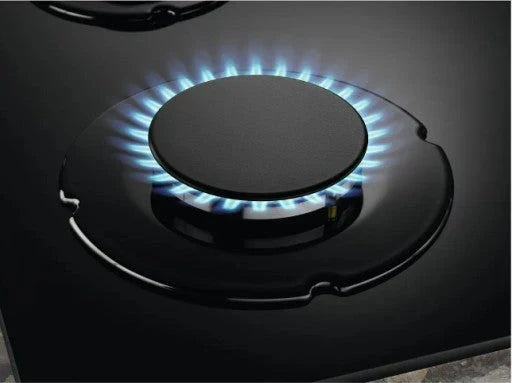 Placa a gás ELECTROLUX EGG6407K 59x51cm 4 queimadores grelha de ferro fundido preta