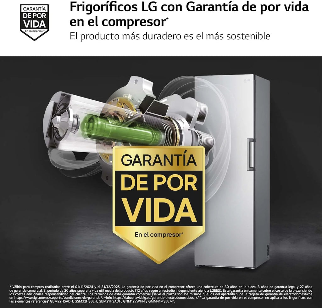 GFT41PZGSZ - Congelador No Frost Total, 1 Porta, Compressor Smart Inverter, 355 L e 186 cm, Congelador Vertical com Função de Congelamento Rápido, Cor Inox