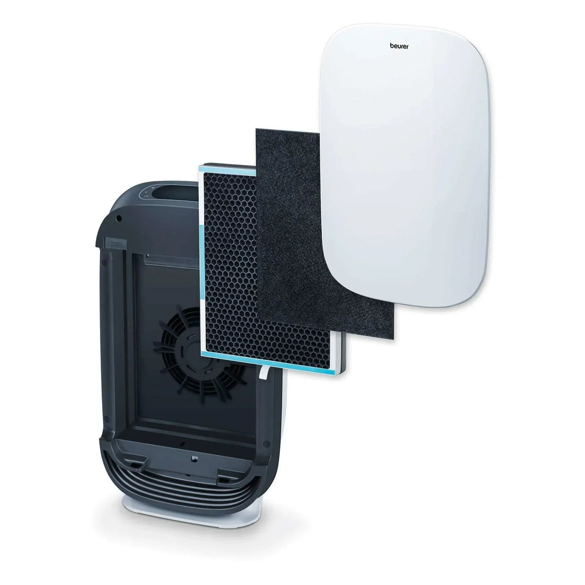 Purificador de ar Beurer LR 500 Wi-Fi 2025 com sistema de filtragem de camada tripla