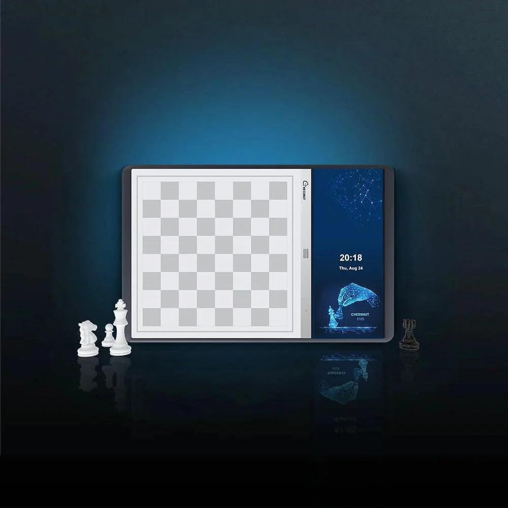 Xadrez Chessnut EVO AI - Motor Maia Integrado, BOT de xadrez Personalizável, Reconhecimento Completo de Peças, Compatível com Plataformas Principais, Design Inteligente Tudo em um